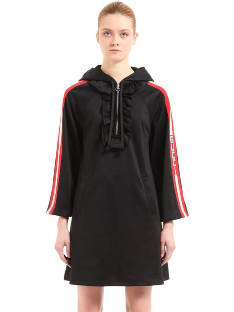 gucci hooded jersey dress|Gucci shirt male.